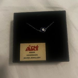 STERLING SILVER 925 EVIL EYE BRACELET GREECE